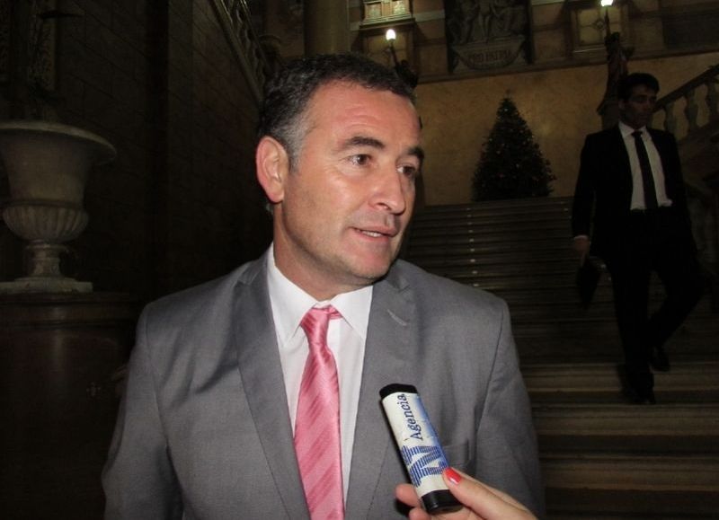 Mauro Poletti intendente de Ramallo explicó sobre la problemática del Fondo Sojero. (Foto: archivo NOVA)