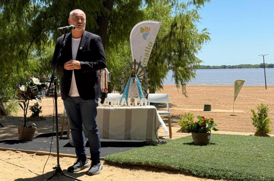 El acto fue en el parador municipal y con un buen marco de público.