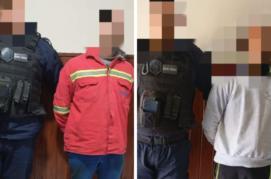 Los aprehendidos fueron trasladados a la dependencia policial.