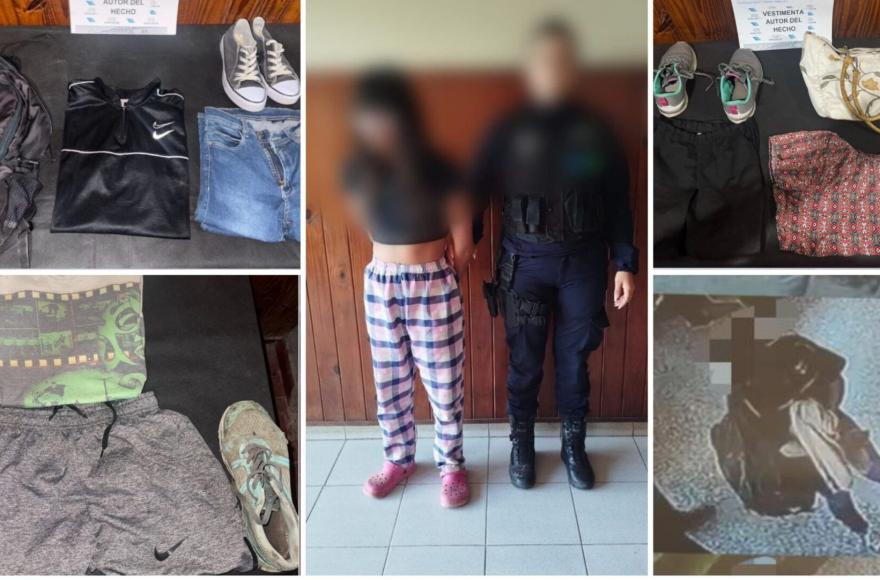 Durante los operativos se logró recuperar la totalidad de las prendas robadas.