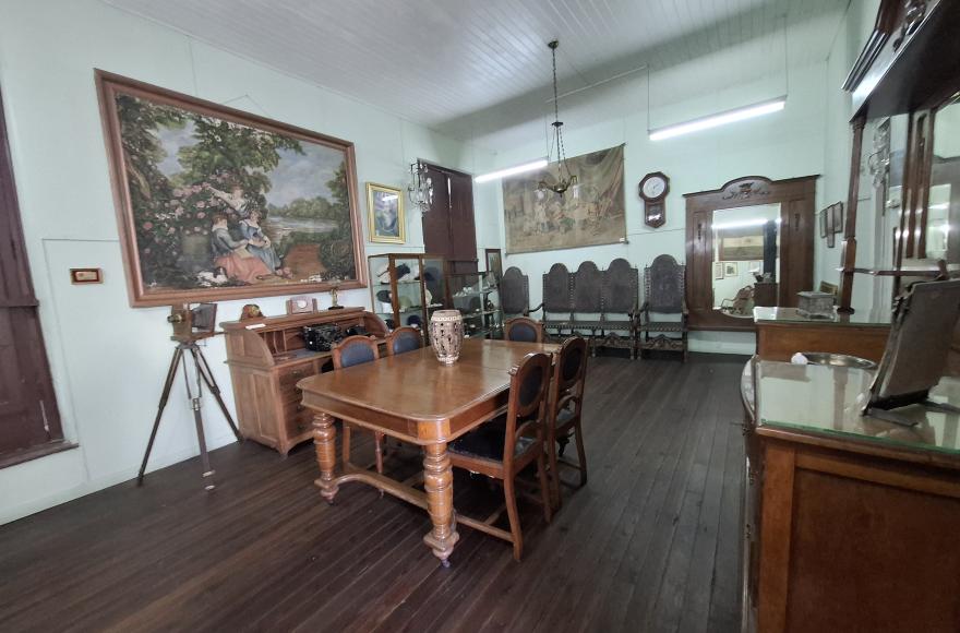 La Municipalidad de Ramallo continúa con los trabajos en el museo municipal.
