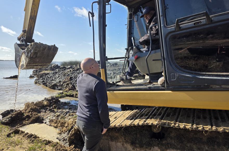 La Municipalidad trabaja en una caleta para los pescadores artesanales de Ramallo.