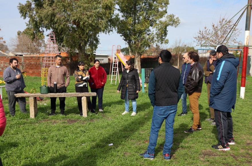 En campaña.