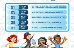 Agenda de actividades para el receso invernal