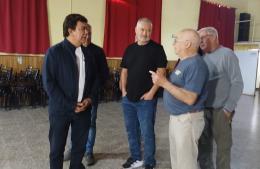 Fernando Espinoza llegó a Ramallo y recorre el distrito junto al intendente Mauro Poletti