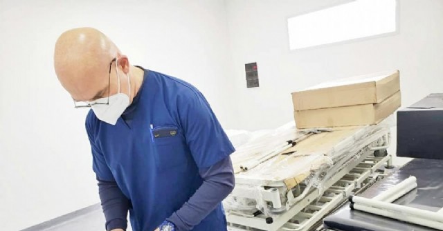 Llegaron las camas para la sala de terapia intermedia del Hospital Gomendio