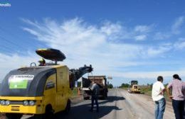 Comenzó la obra de repavimentación del acceso a Villa General Savio