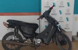 Aprehendido por circular en una moto robada