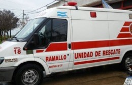 Accidente entre una moto y una camioneta en Villa Ramallo
