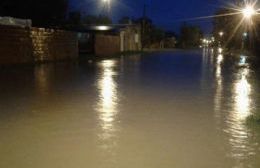 Rutas cortadas, calles anegadas y vecinos asistidos