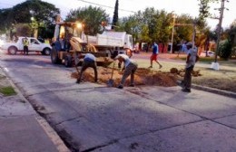 Reparación en Avenida Savio