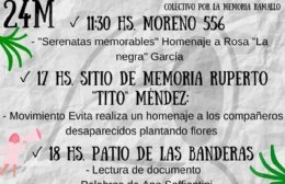 Actividades por el Día de la Memoria