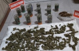 Pérez Millán: secuestran moto adulterada y marihuana