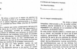 Conflicto de ArreBeef: Perié solicitó la intervención inmediata de Nación y Provincia