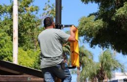 Instalaron un nuevo semáforo en Villa Ramallo