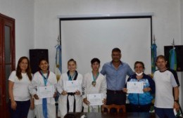 Perié recibió a taekwondistas locales