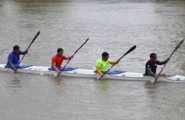 Delegación de canotaje chilena entrena en la Cooperativa Las Canaletas de San Pedro