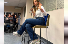 Julia Strada recorri&oacute; Pergamino