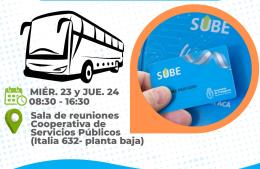 Operativos SUBE en nuestra ciudad