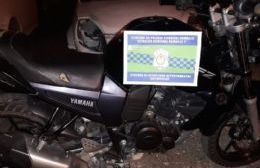 Recuperan una moto robada