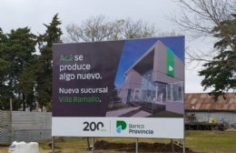 Comienza la obra del Banco Provincia de Villa Ramallo