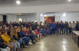 Reunión de empleados municipales con los candidatos del oficialismo