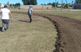 Toma forma la pista de atletismo en Villa General Savio