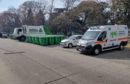 Entregan vehículos y equipamiento al municipio