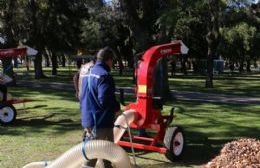 Ramallo suma maquinaria para mejorar el espacio público