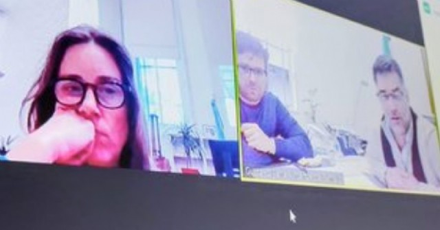 Avanzan en los sistemas de educación: reunión virtual entre Agustina Vila y Gustavo Perié