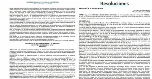 Tranquilidad mediante un decreto: en Ramallo se habilitó la fase 5