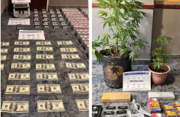 Incautan marihuana, dinero y elementos de comercialización
