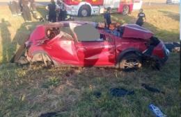 Dos personas fallecieron tras un vuelco a la altura de Villa Ramallo