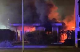 Trágico incendio de una vivienda en Ramallo