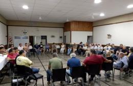 Reunión con productores agropecuarios