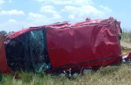 Dos mujeres resultaron gravemente heridas tras un vuelco en la Ruta 9