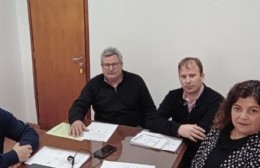 Reunión de concejales en Vialidad provincial por el Camino de la Costa