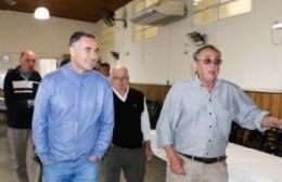 El intendente visitó el Centro de Jubilados de Villa Ramallo