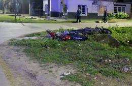 Cuatro heridos tras el choque entre dos motos en Ramallo