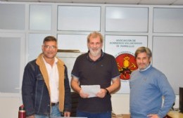 Entrega de subsidio para Bomberos Voluntarios de Ramallo