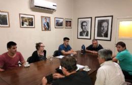 Reunión por el torneo de fútbol de veteranos