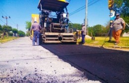 Avanza la repavimentación de calle De Zabaleta