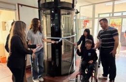 Poletti participó de la inauguración del elevador de la Media 1