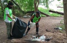 Jornada de limpieza en la Reserva de Ramallo