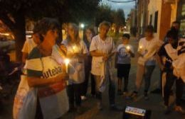 Los docentes de Ramallo participaron de la Marcha de Antorchas