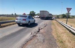 Reclamo por el estado del puente de Ruta 51 y la Autopista