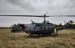 El operativo contra los incendios continúa en la zona de islas