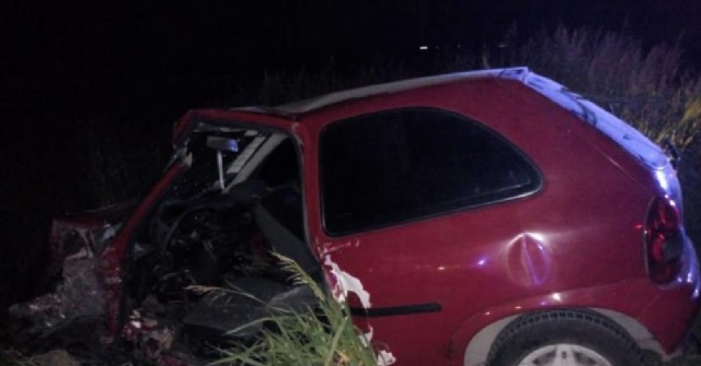 Violento choque en el Camino de la Costa