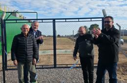 Poletti inauguró la planta cloacal de El Paraíso