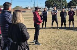 Claudio Brizuela fue presentado en Defensores de Belgrano